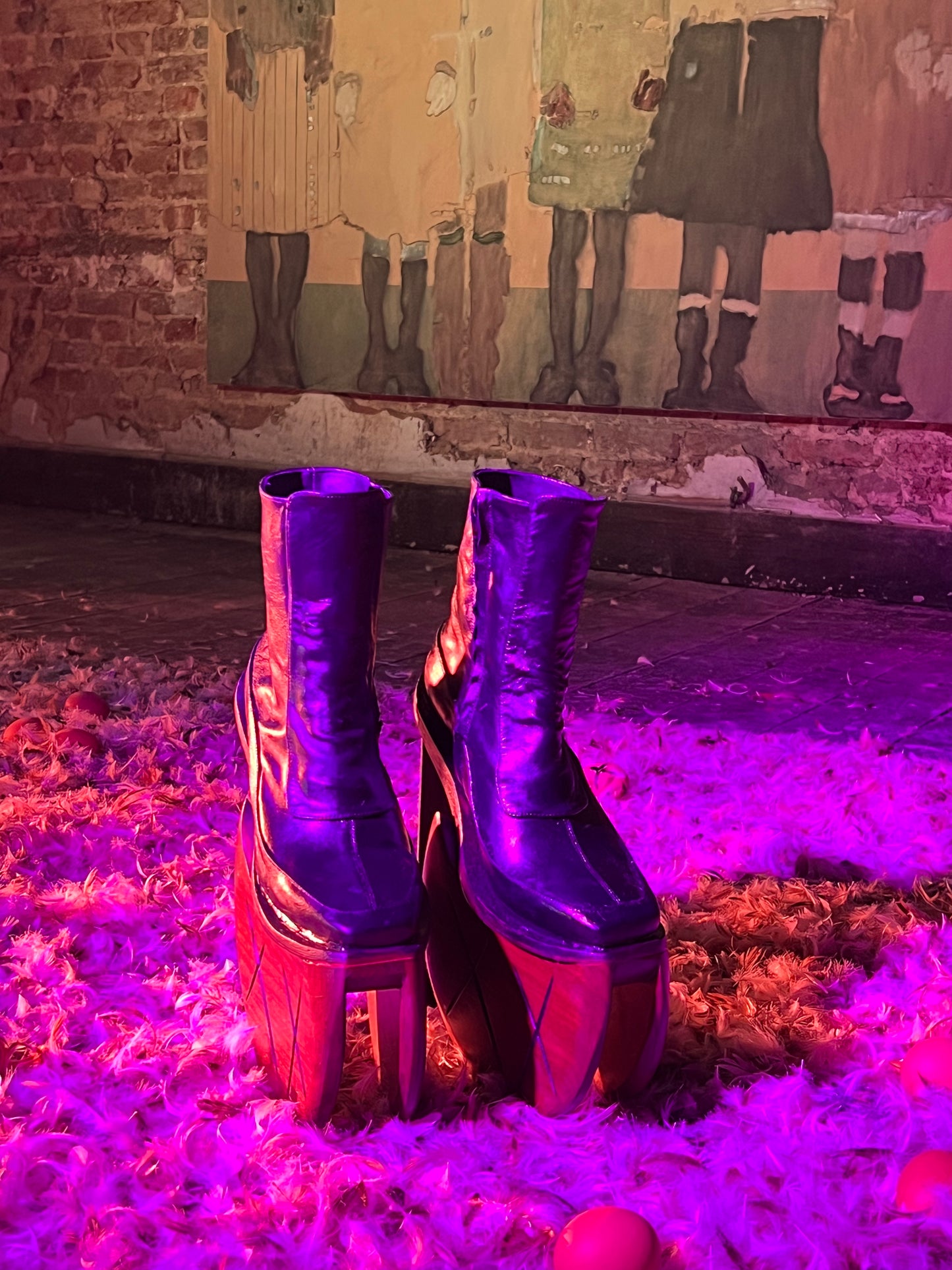 ART PROJECT BOOTS WITH FV