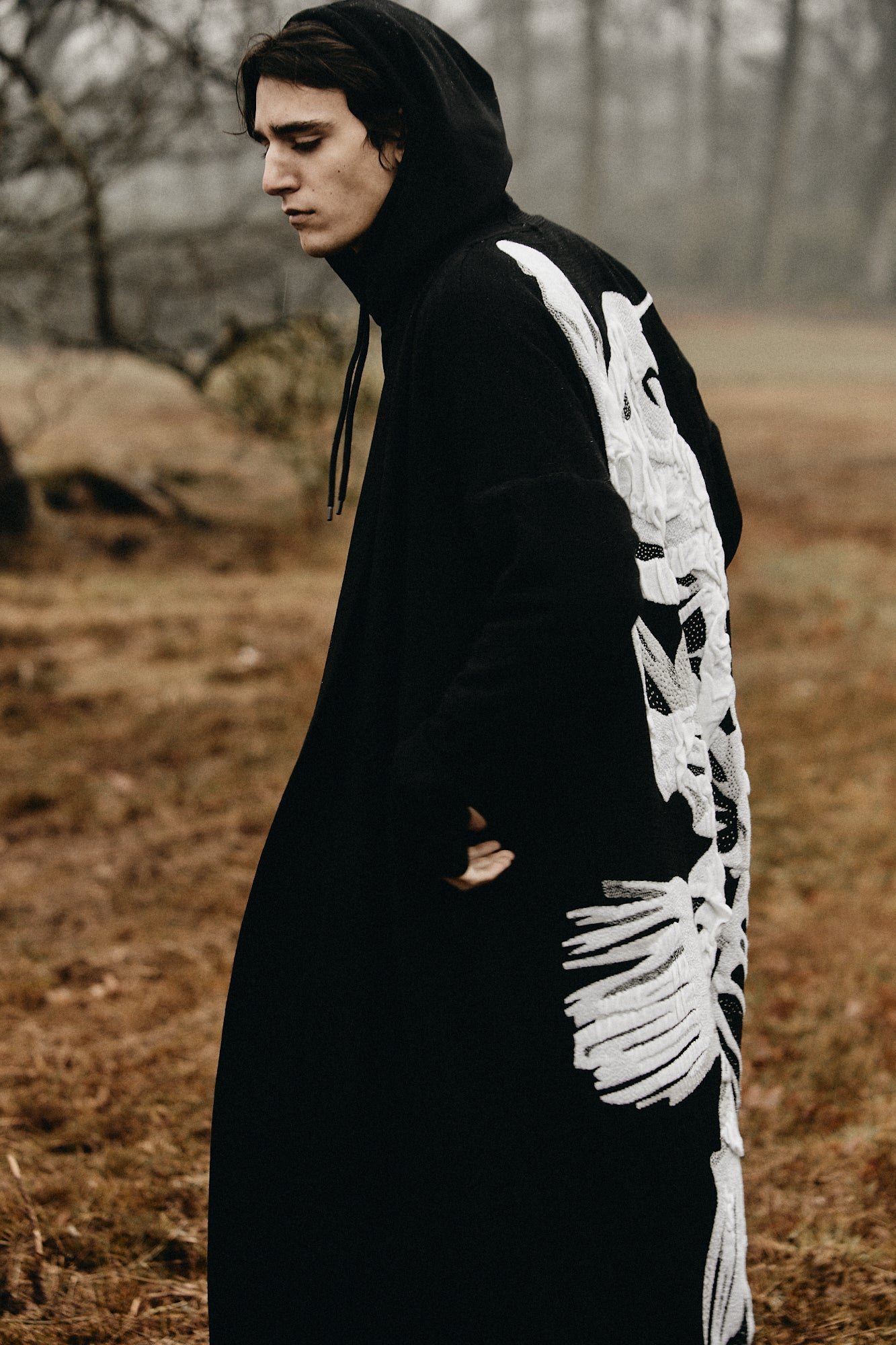 FISH SKELETON KIMONO | BYE GOOD X GOOD BYE | UNISEX