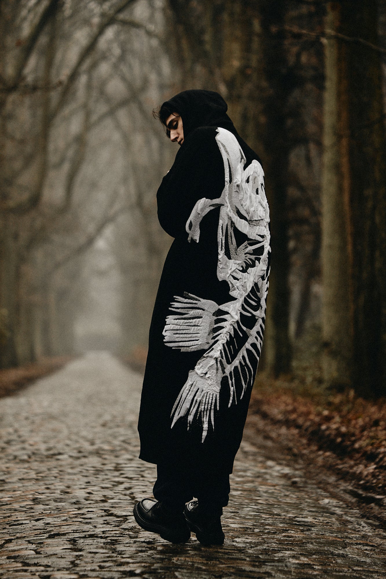 FISH SKELETON KIMONO | BYE GOOD X GOOD BYE | UNISEX