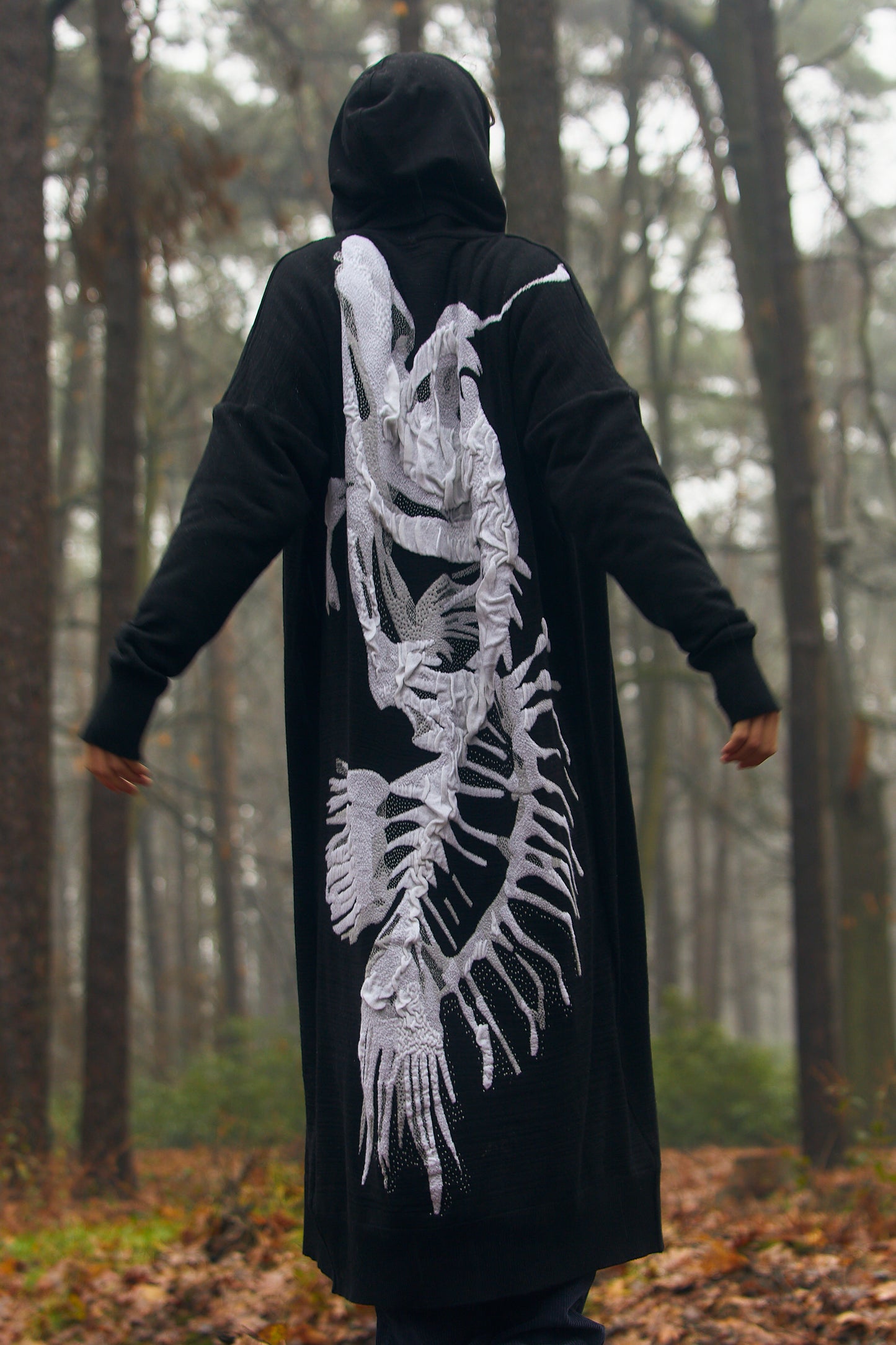 FISH SKELETON KIMONO | BYE GOOD X GOOD BYE | UNISEX