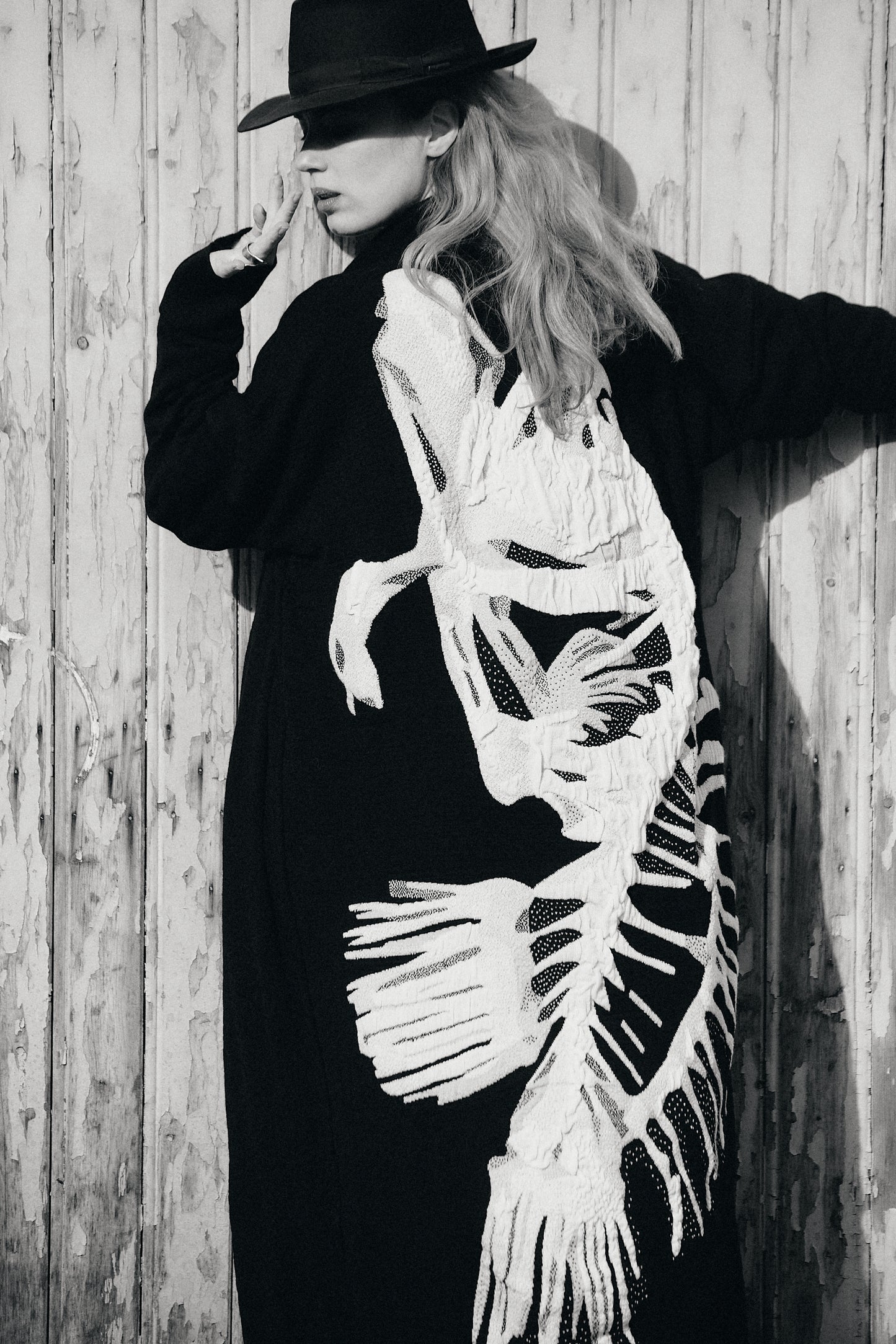 FISH SKELETON KIMONO | BYE GOOD X GOOD BYE | UNISEX