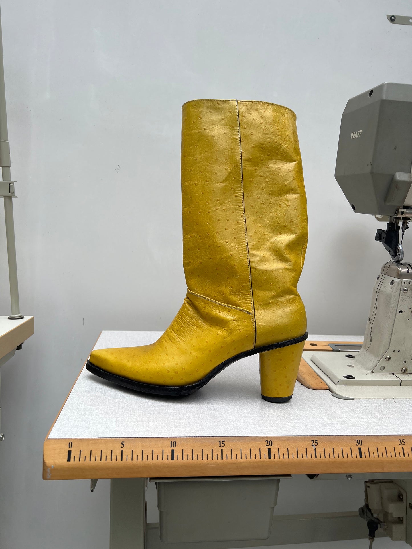 YELLOW HIGH BOOTS - MADE FOR SKC